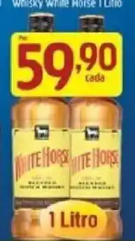 Supermercados Guanabara Whisky white horse 1 litro oferta