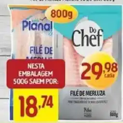 Supermercados Guanabara Filé de merluza oferta