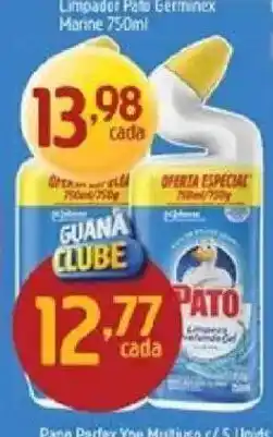 Supermercados Guanabara Limpador Pato Germínx Marine oferta