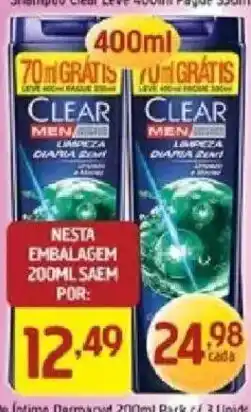 Supermercados Guanabara Shampoo clear leve 400ml pagar 33,99 oferta