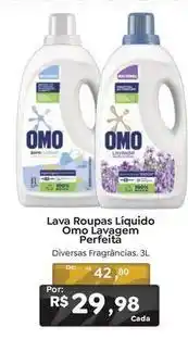 Novo Atacarejo Omo - lava roupas líquido lavagem perfeita oferta