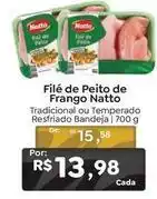 Novo Atacarejo Natto - filé de peito de frango oferta