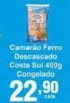 Camarao Ferro Descascado Costa Sul 400g Congelado