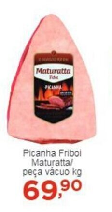Rossi Supermercado Picanha Friboi Maturatta peca vacuo 1kg oferta
