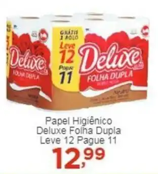 Rossi Supermercado Papel Higienico Deluxe folha Dupla Leve 12 Pague 11 oferta