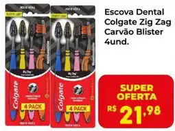 Semar Supermercado Escova Dental Colgate Zig Zag Carvão Blister oferta