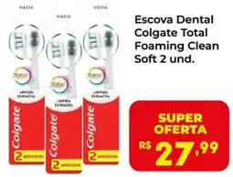 Semar Supermercado Escova Dental Colgate Total Foaming Clean Soft oferta