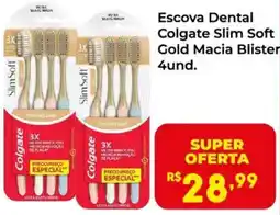Semar Supermercado Escova Dental Colgate Slim Soft Gold Macia Blister oferta