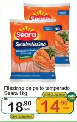 Filézinho de peito temperado