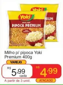 Giga Atacado Milho p/ pipoca Yoki Premium oferta