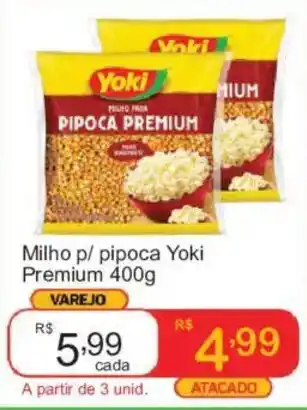 Milho p/ pipoca Yoki Premium