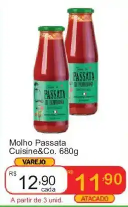 Giga Atacado molho passata cuisine&co oferta