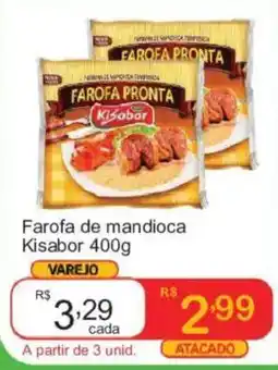 Giga Atacado Farofa de mandioca Kisabor oferta