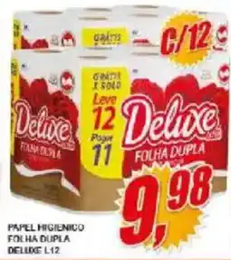 Vianense Supermercados Papel higienico folha dupla deluxe l.12 oferta