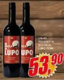 Vianense Supermercados Vinho italiano in bocca al lupo promil oferta