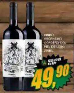 Vianense Supermercados Vinho argentino cordero con piel de lobo oferta