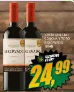 Vianense Supermercados vinho chileno concha y toro reservado oferta