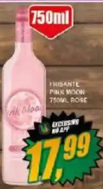 Vianense Supermercados Frisante pink moon 750ml rose oferta