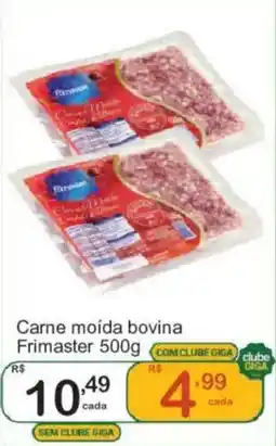 Giga Atacado Carne moída bovina Frimaster oferta