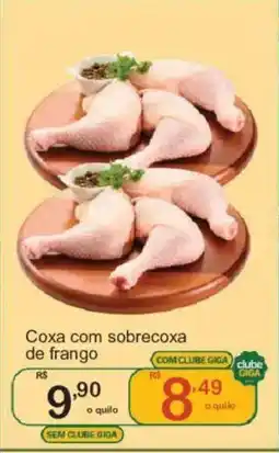 Giga Atacado Coxa com sobrecoxa de frango oferta