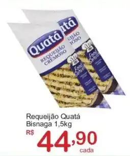 Giga Atacado Requeijão Quatá Bisnaga oferta