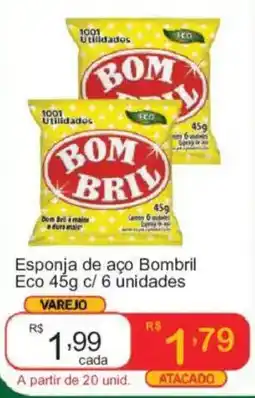 Giga Atacado Esponja de aço Bombril Eco oferta