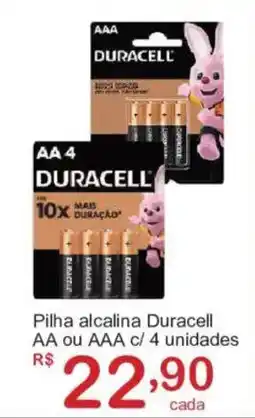 Giga Atacado Pilha alcalina duracell oferta