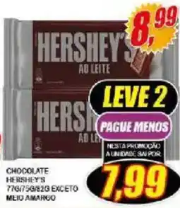 Vianense Supermercados chocolate hershey's ad leite oferta