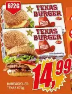 Vianense Supermercados Texas burger oferta