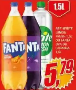 Vianense Supermercados fanta lemon fresh 1,5l ou fanta uva ou laranja 1,5l oferta