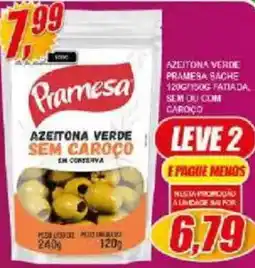 Vianense Supermercados Azeitona verde sem caroço oferta