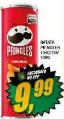 Vianense Supermercados Batata pringles original oferta