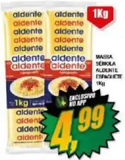 Vianense Supermercados Massa semola al dente espaguete oferta