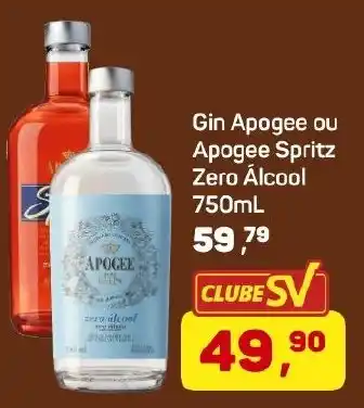 Gin Apogee ou Apogee Spritz Zero Álcool