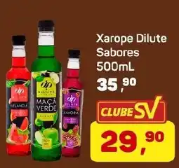 Supermercados São Vicente Xarope Dilute Sabores oferta