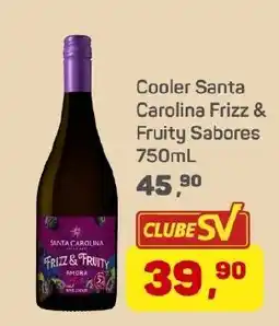 Supermercados São Vicente Cooler santa carolina frizz & fruity sabores oferta