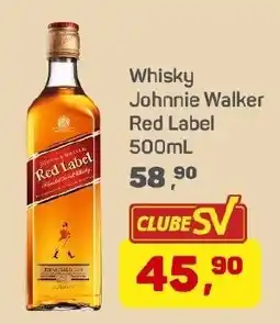 Supermercados São Vicente Whisky Johnnie Walker Red Label oferta