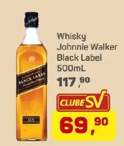 Supermercados São Vicente Whisky Johnnie Walker Black Label oferta