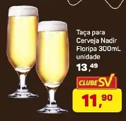 Supermercados São Vicente Taça para Cerveja Nadir Floripa oferta