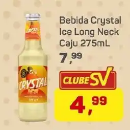 Supermercados São Vicente Bebida Crystal Ice Long Neck oferta
