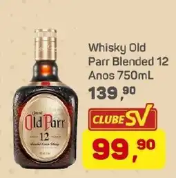 Supermercados São Vicente Whisky old parr blended 12 anos oferta