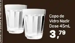 Supermercados São Vicente Copo de Vidro Nadir oferta