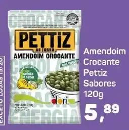 Supermercados São Vicente Amendoim crocante pettiz sabores oferta