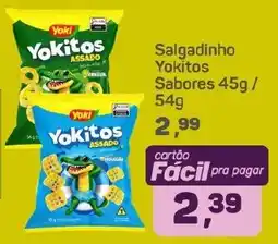 Supermercados São Vicente Salgadinho Yokitos Sabor Assado oferta