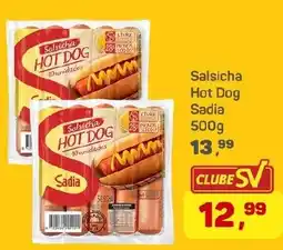Supermercados São Vicente Salsicha hot dog oferta