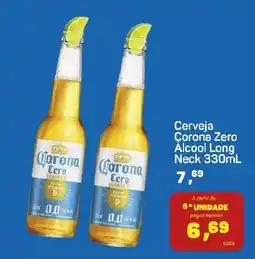Supermercados São Vicente Cerveja Corona Zero Álcool Long Neck oferta