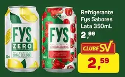 Supermercados São Vicente Refrigerante Fys Sabores oferta
