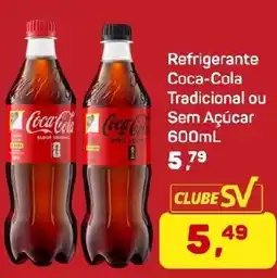 Supermercados São Vicente Refrigerante Coca-Cola Tradicional ou Sem Açúcar oferta