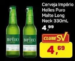 Supermercados São Vicente Cerveja Império Helles Puro Malte Long Neck oferta