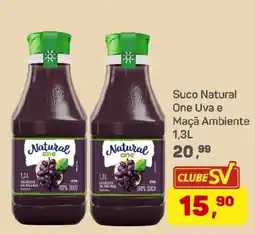 Supermercados São Vicente Suco Natural One Uva e Maçã Ambiente oferta